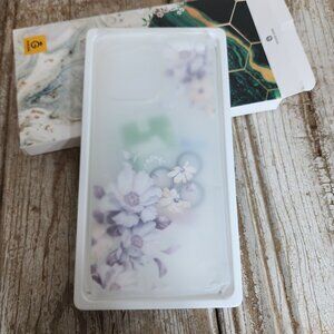 NIP Gviewin Protective Phone Case IPhone 14 6.7 Floral Aster/Purple Clear